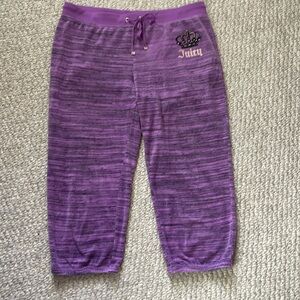Juicy Couture Purple Vintage Capris
